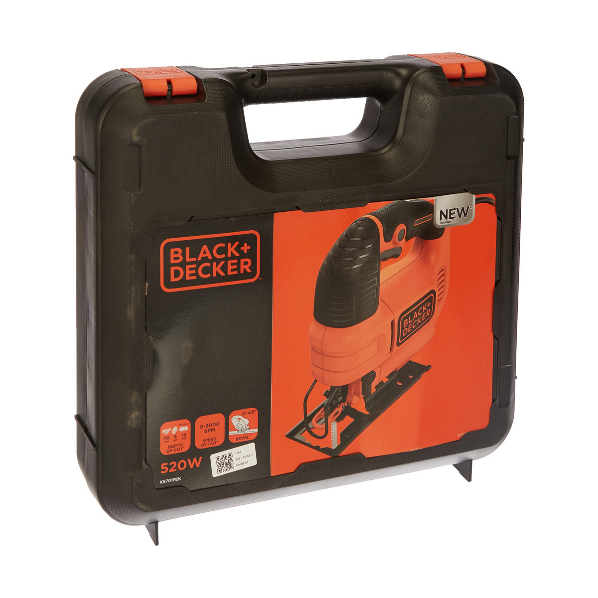 Serra vertical Black & Decker KS701PEK 520 W 230 V 70 mm